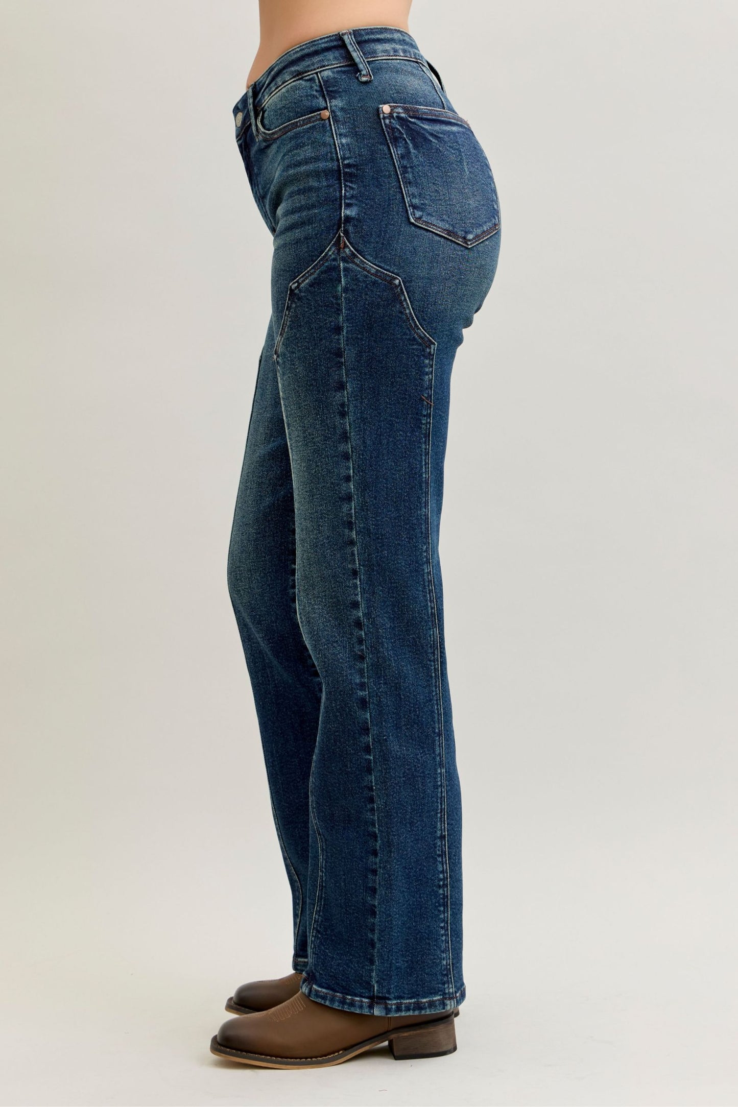 JB 881039 MR Straight Western Seam Detail DK
