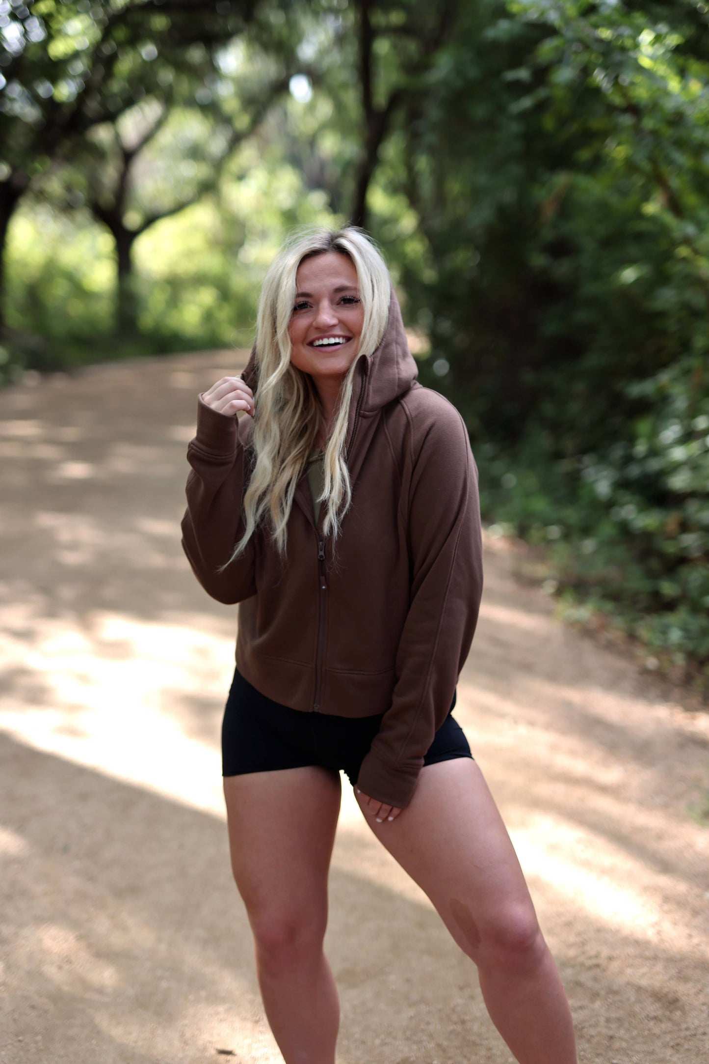 Gym to Trail Hoodie - Espresso