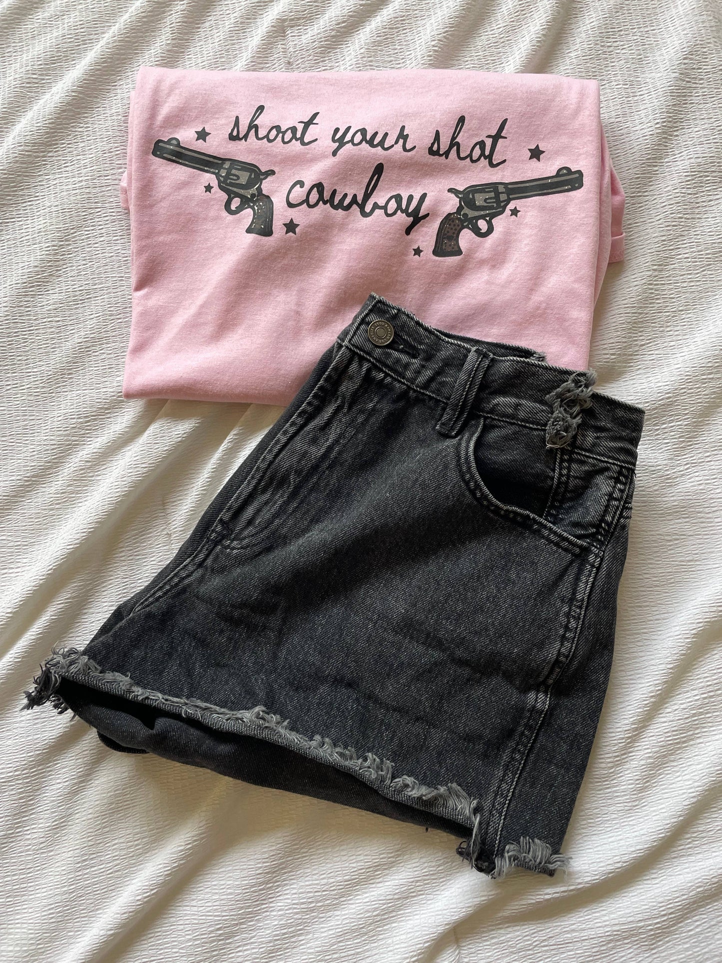 Shoot Your Shot Cowboy Western Graphic Tee