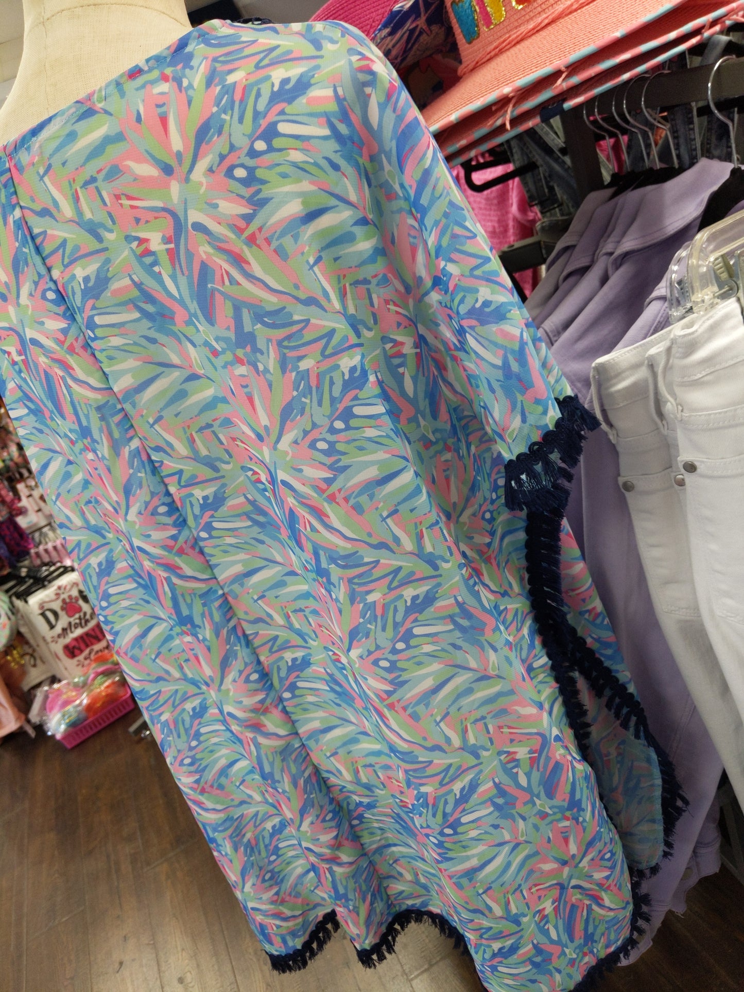 0121-SIMPLY BEACH COVER UP ABST