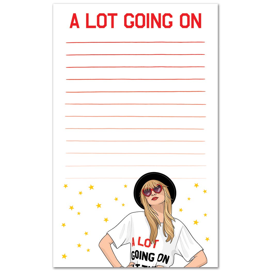 Notepad: A Lot Going On Stationery
