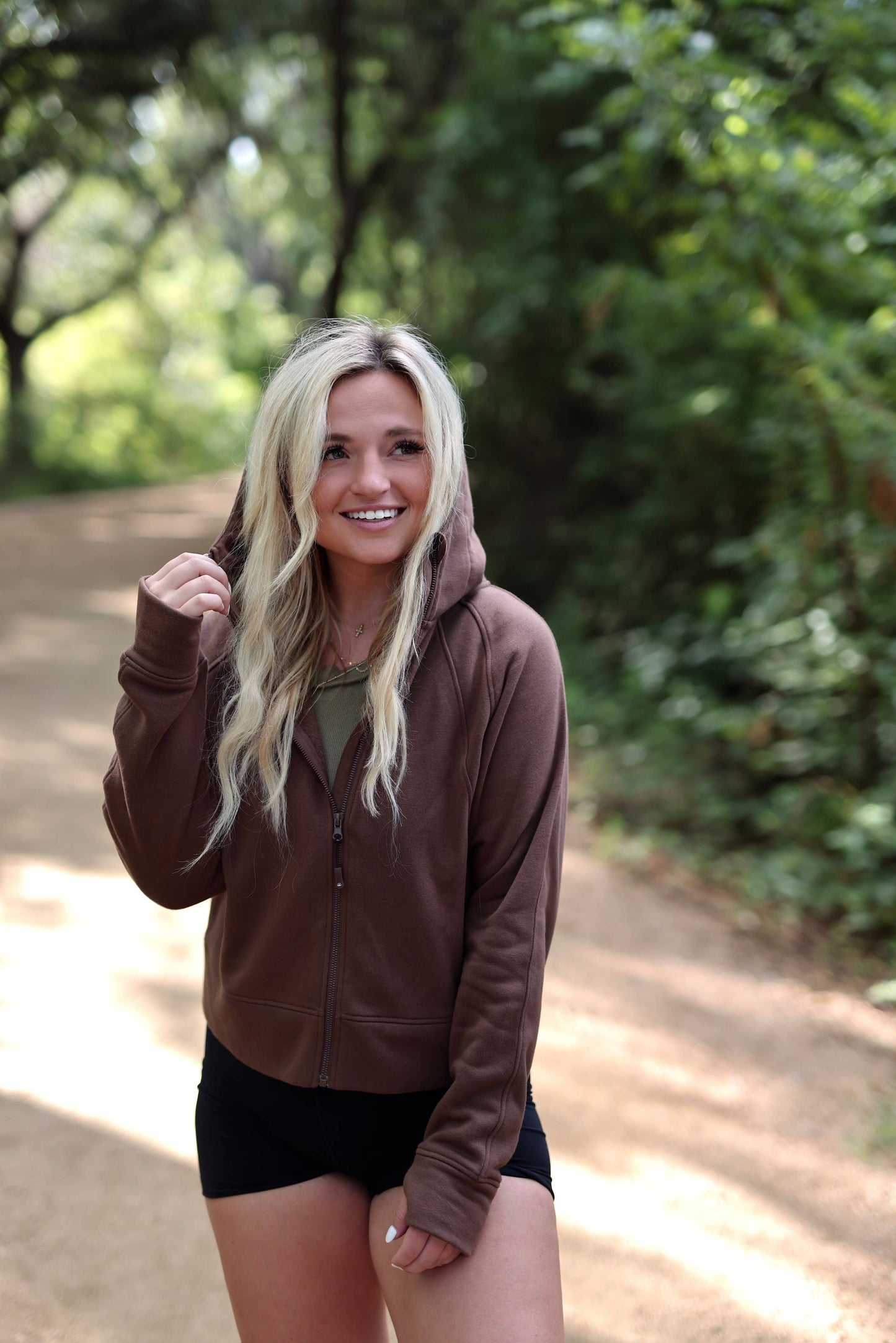 Gym to Trail Hoodie - Espresso