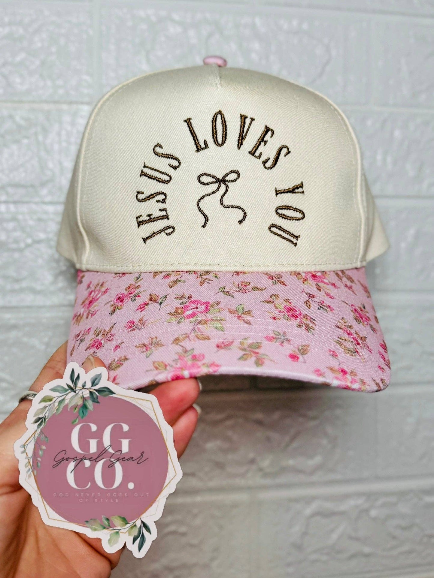 Elegant Bow Embroidered Hat