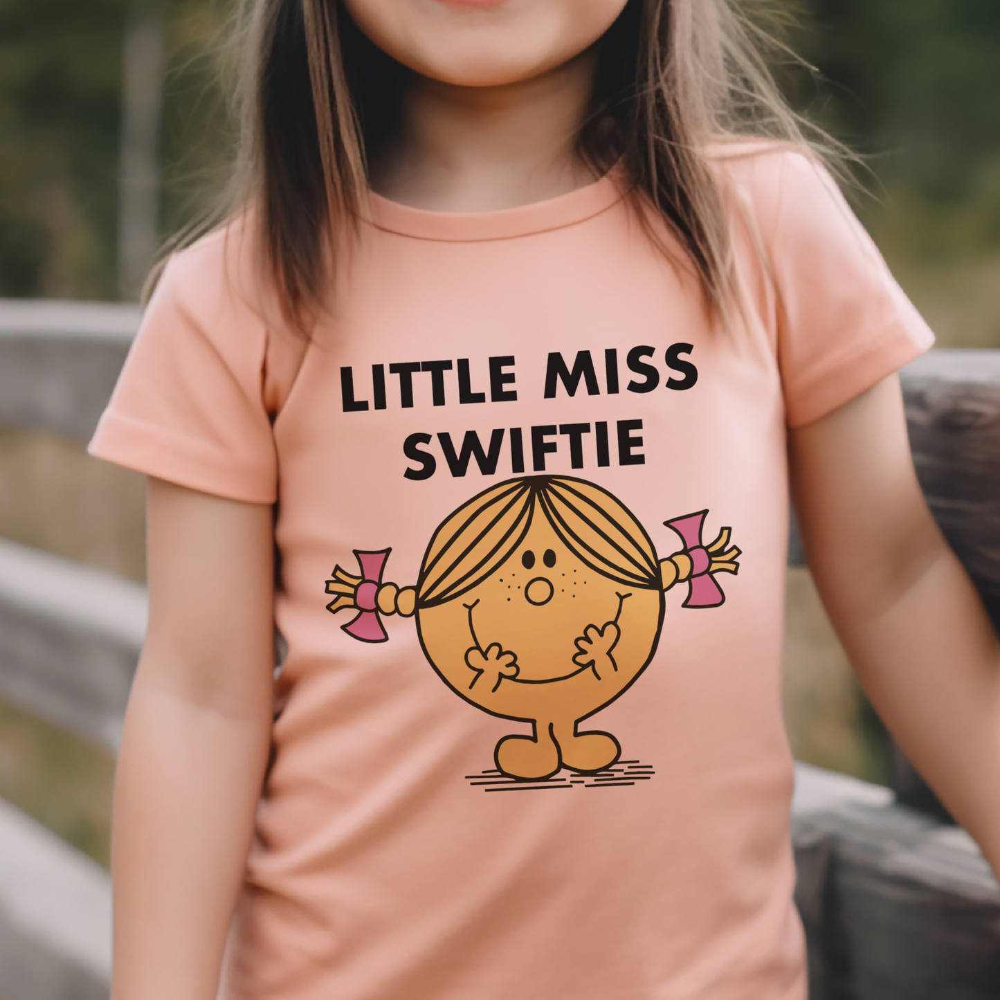 Kids Little Miss Swiftie Youth Taylor Swift Graphic Tee