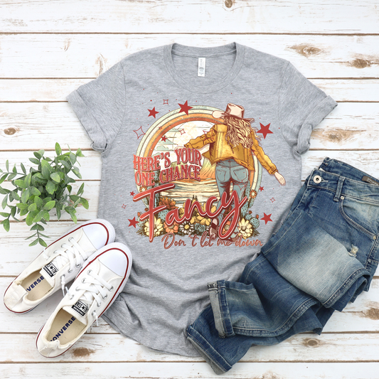 Here's Your Chance Fancy | Reba | Country | Graphic Tee