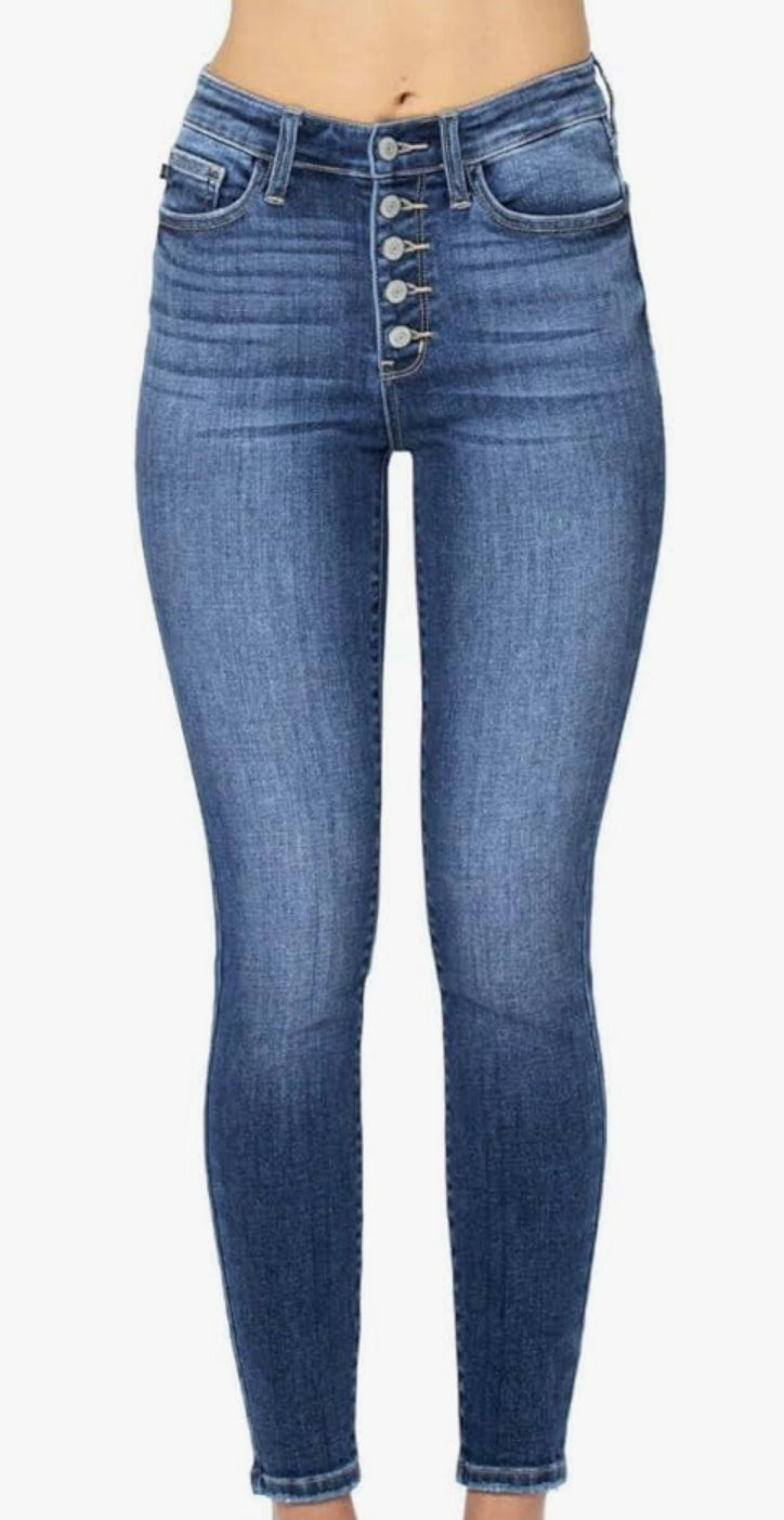 JB 82319 HI RISE BUTTON FLY SKINNY