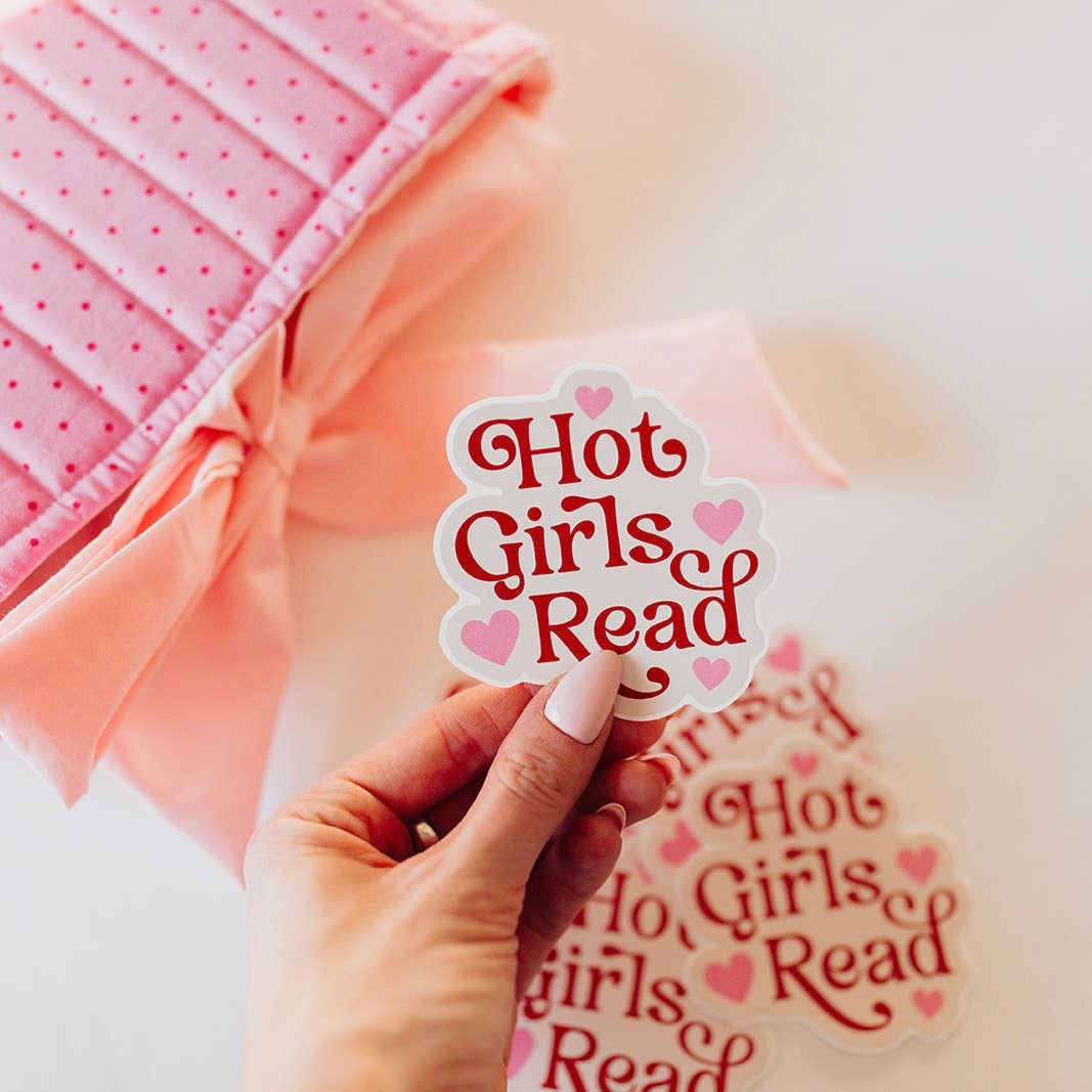 Vinyl Decal Hot Girls Read