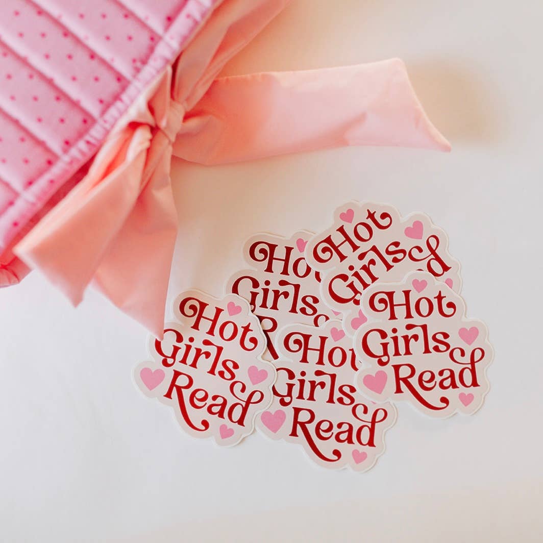Vinyl Decal Hot Girls Read