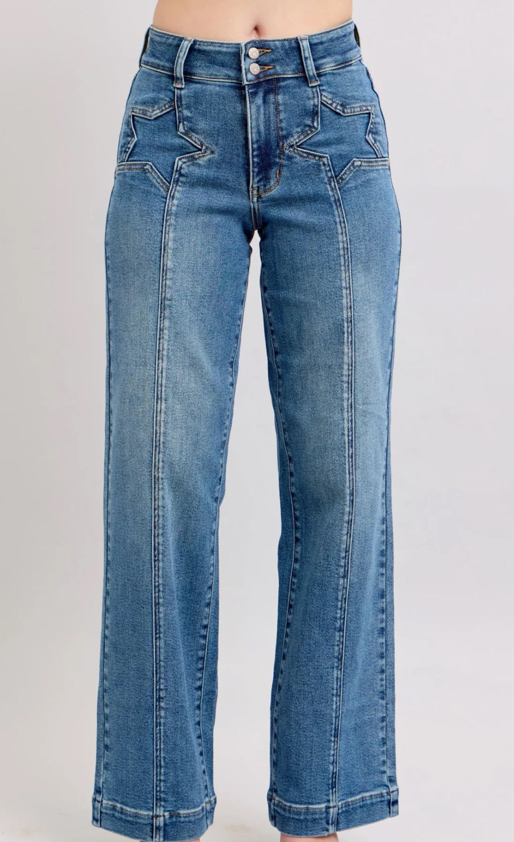 JB 88957 HW STAR & FRONT SEAM DETAIL WIDE