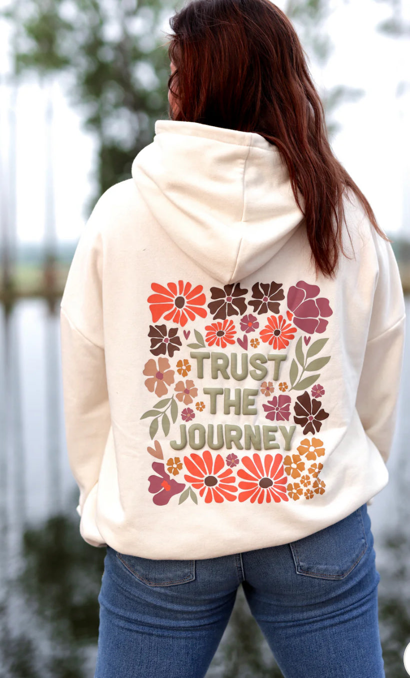 JLB-TRUST THE JOURNEY-CREAM-OVERSIZED HOODIE