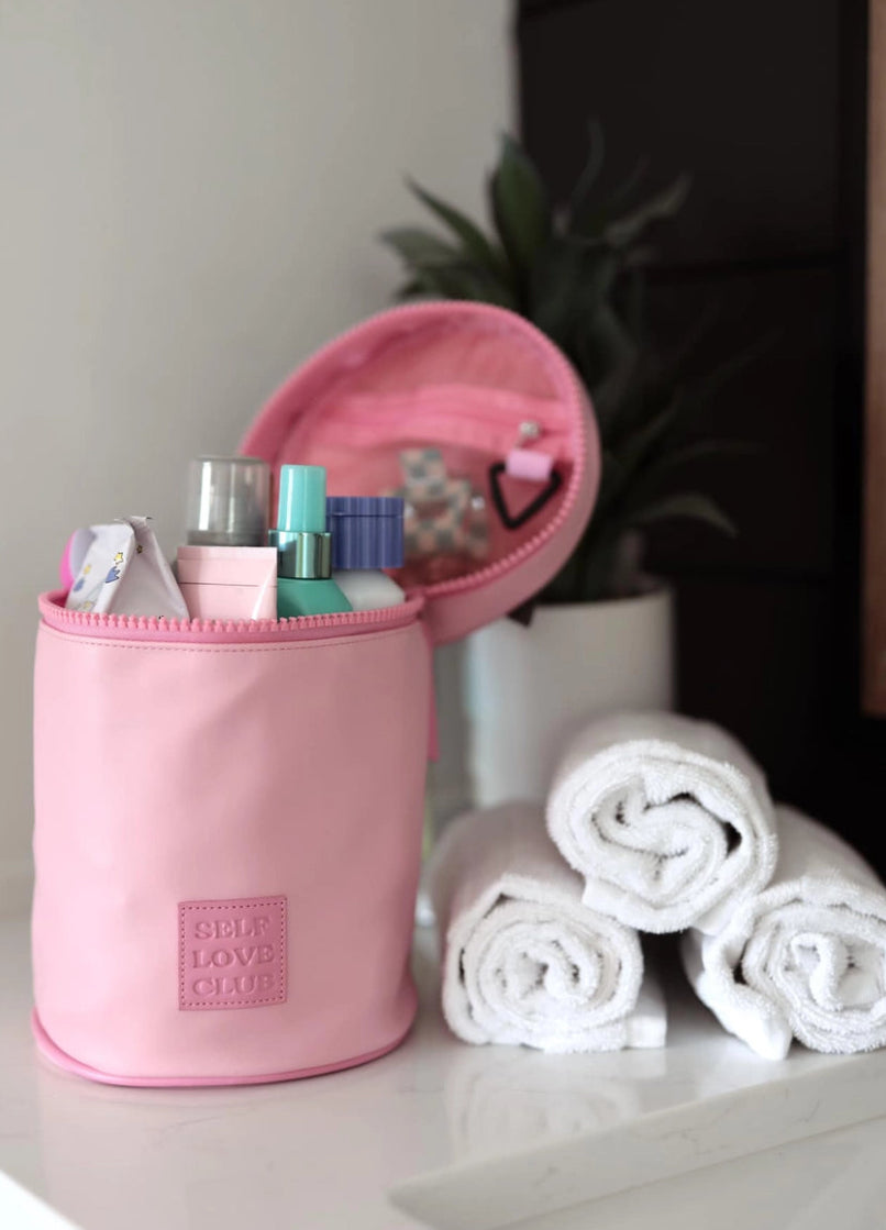 JLB-BARREL ORGANIZER TOILETRY BAG-SELF LOVE CLUB