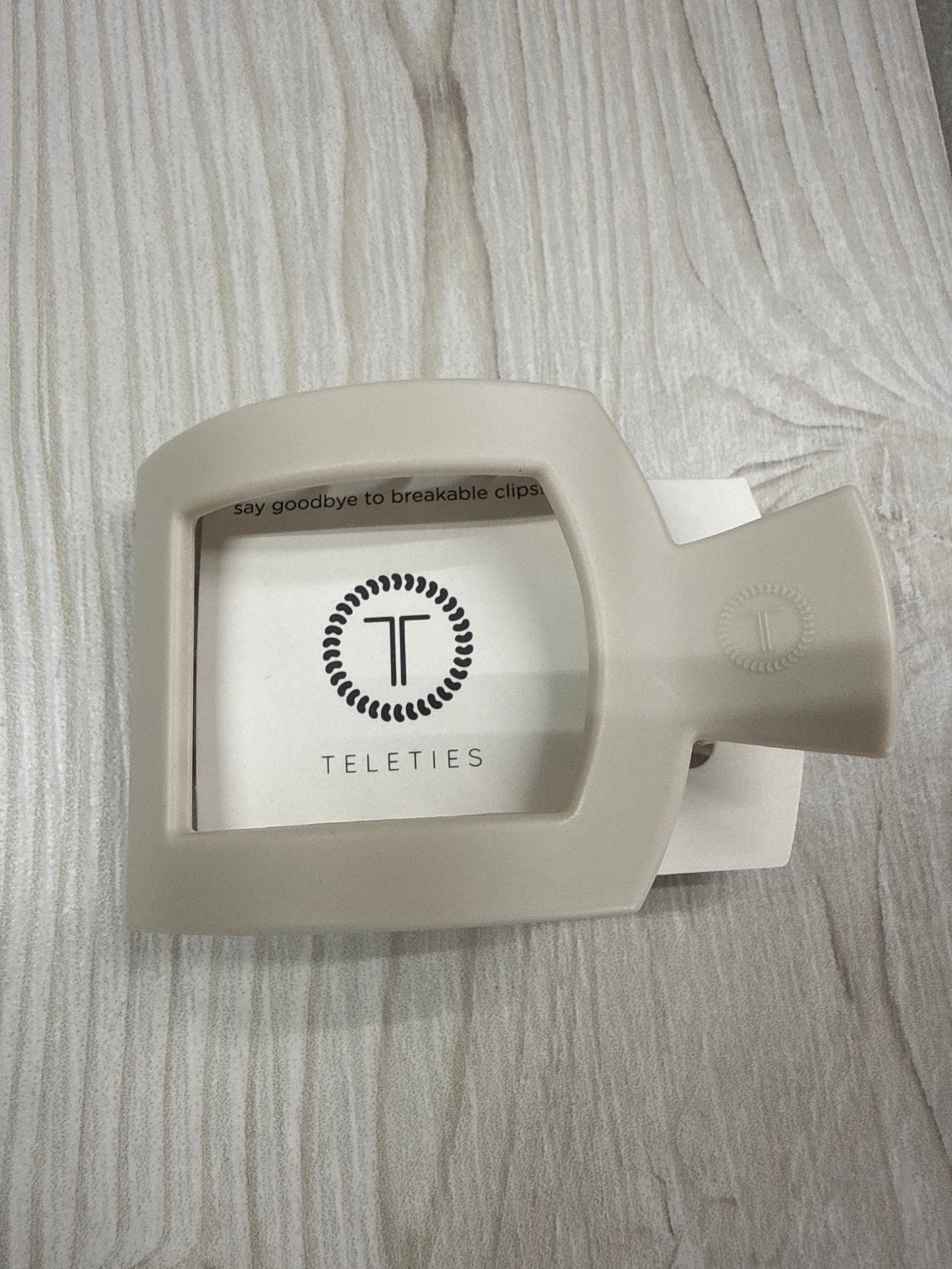 Teletie Small Flat Square Clip