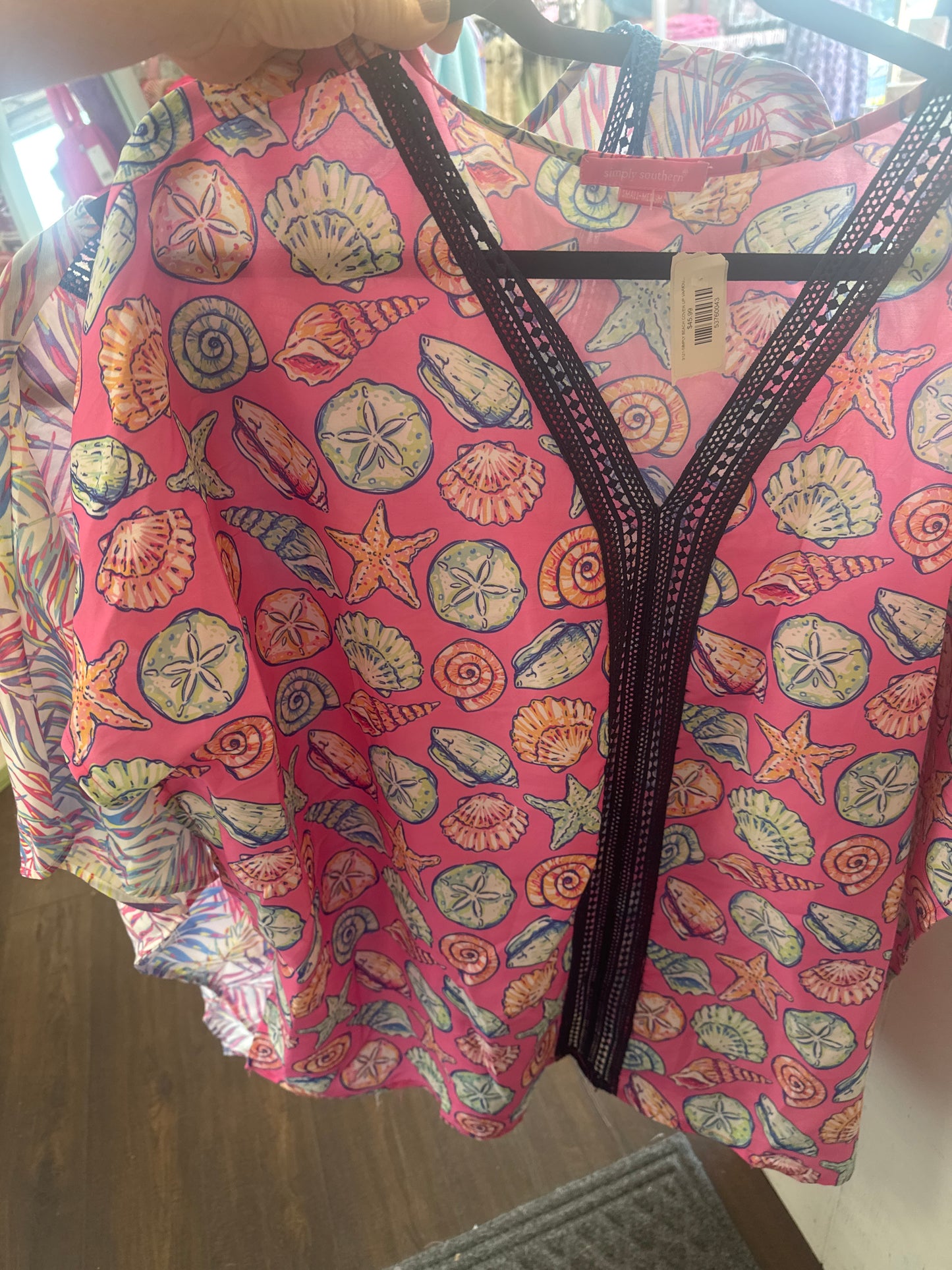 0121-SIMPLY BEACH COVER UP VARIOUS PATTERNS