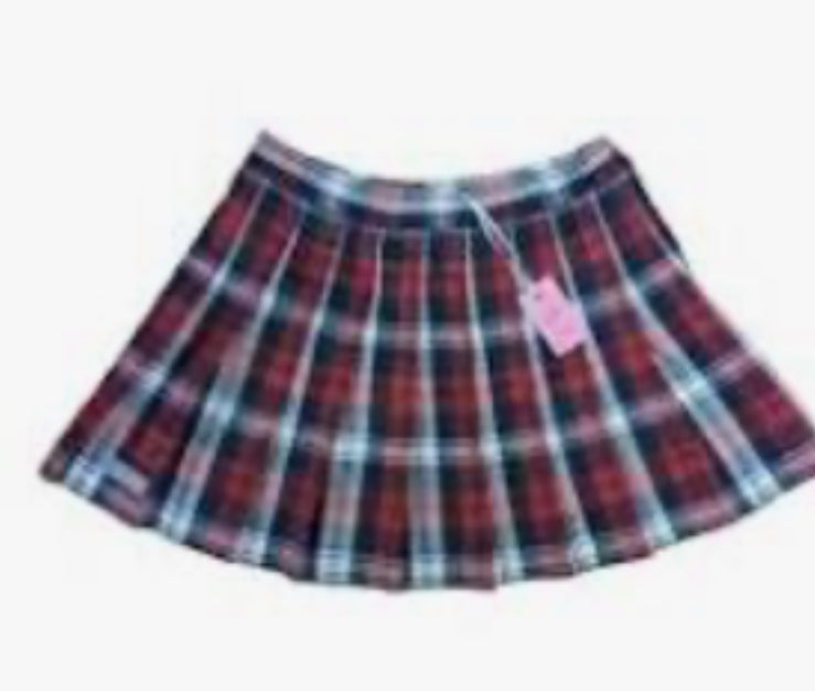 0322-PLEATEDSKIRT-PLDNAVY