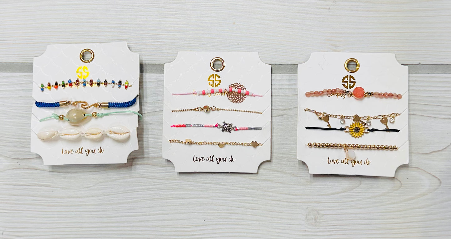 1000-MUITI STRAND BRACLET