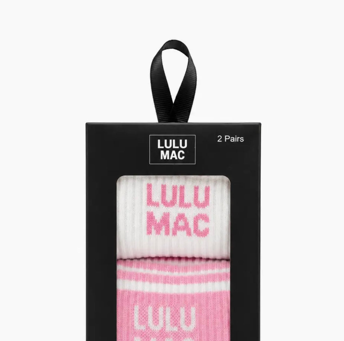 LULU MAC Socks 2 Pair Box