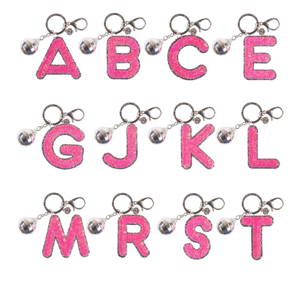 0223-DISCO-KEYCHAIN-INITIALS