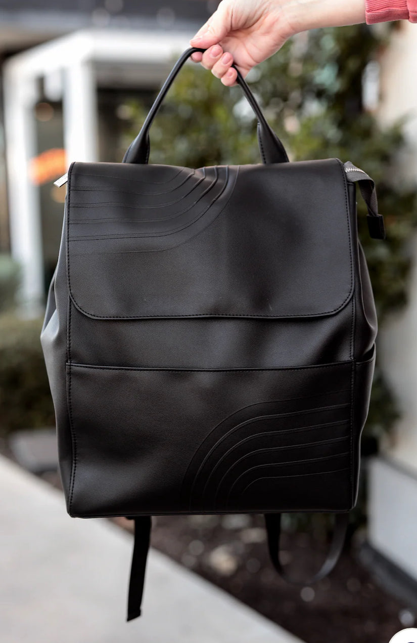 JLB Everything Backpack - Embossed Rainbow (MIDNIGHT)