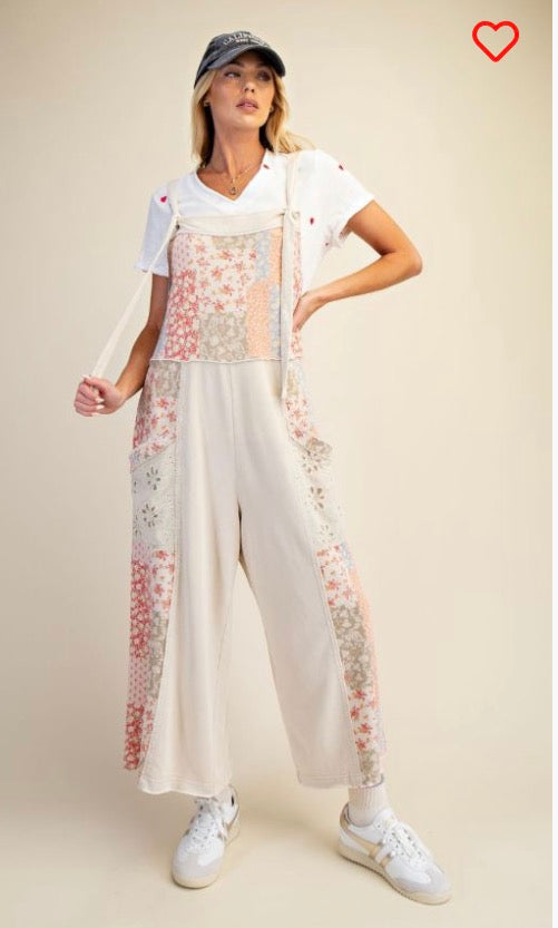 EB90234 ECRU PATCHWORK PRINT MIX