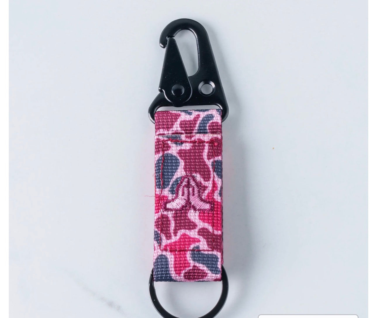 TAP TO PRAY TACTICAL CARABINER KEYCHAIN