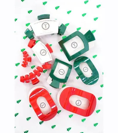 Teleties Flat Clip Holiday