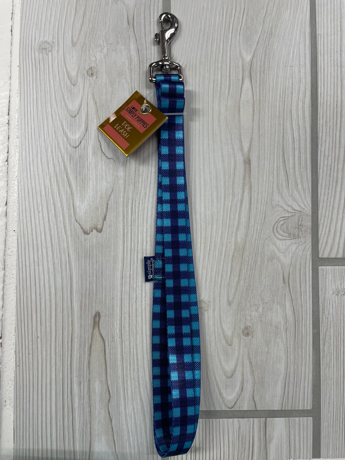 0220-LEASH-PLAID-BLUE