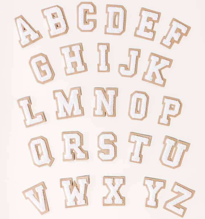 JLB-CHENILLE PATCH LETTER