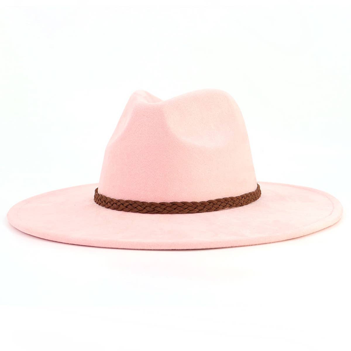 ACCITY-WOMEN AUTUMN AND WINTER WARM BELT PANAMA HAT_CWAH0681