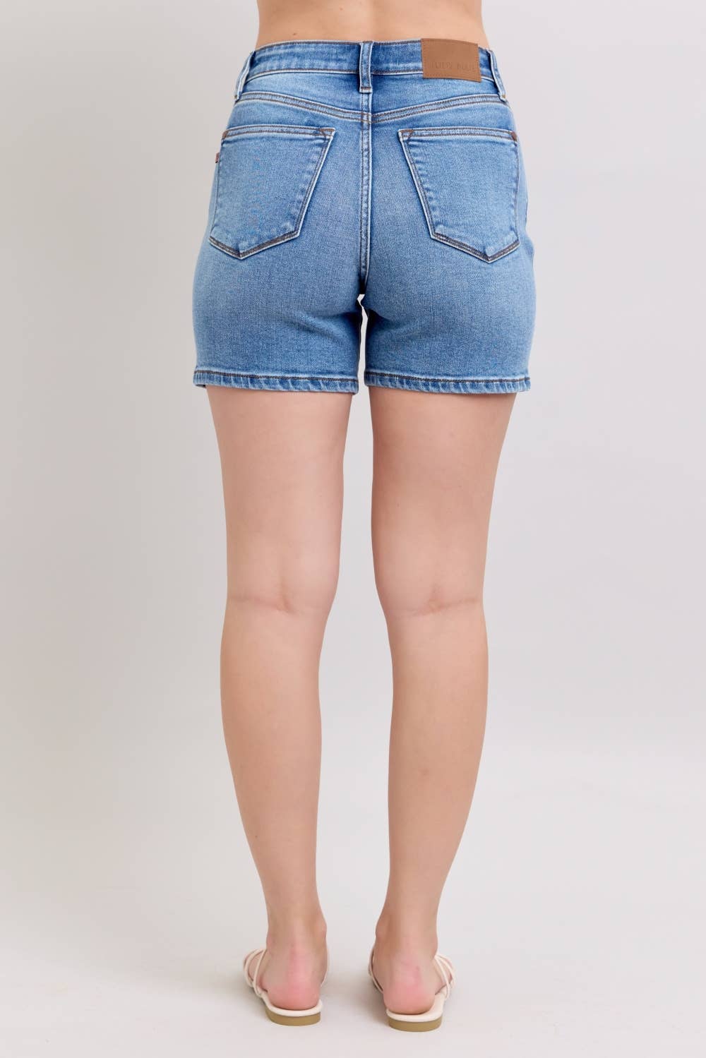 JB 15299 HW 2 Button Mid Length Dad Shorts