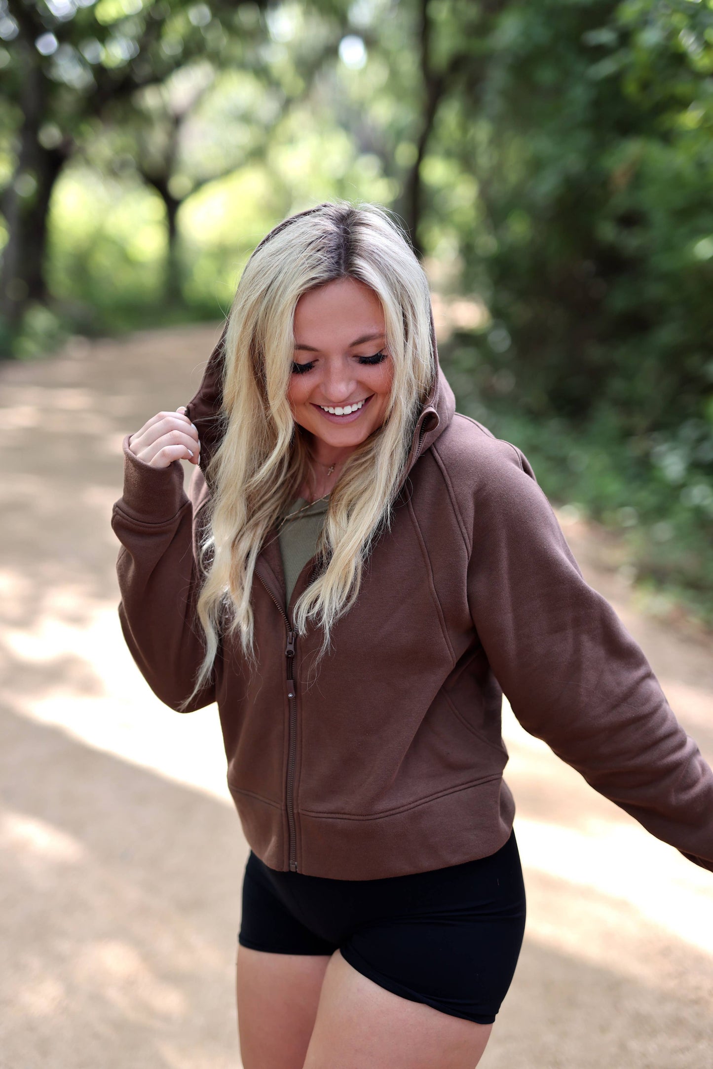 Gym to Trail Hoodie - Espresso