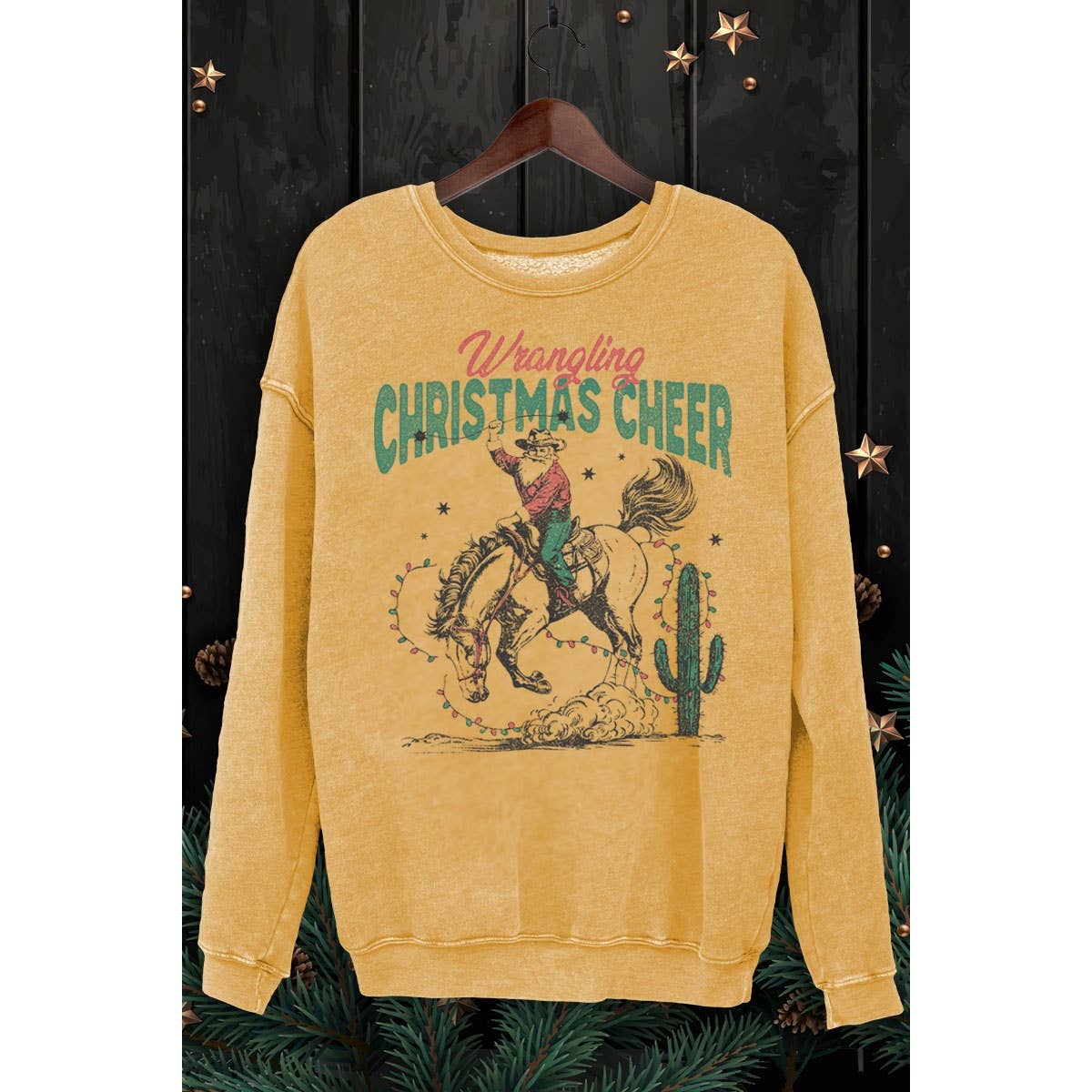 CHRISTMAS CHEER MINERAL SWEATSHIRTS