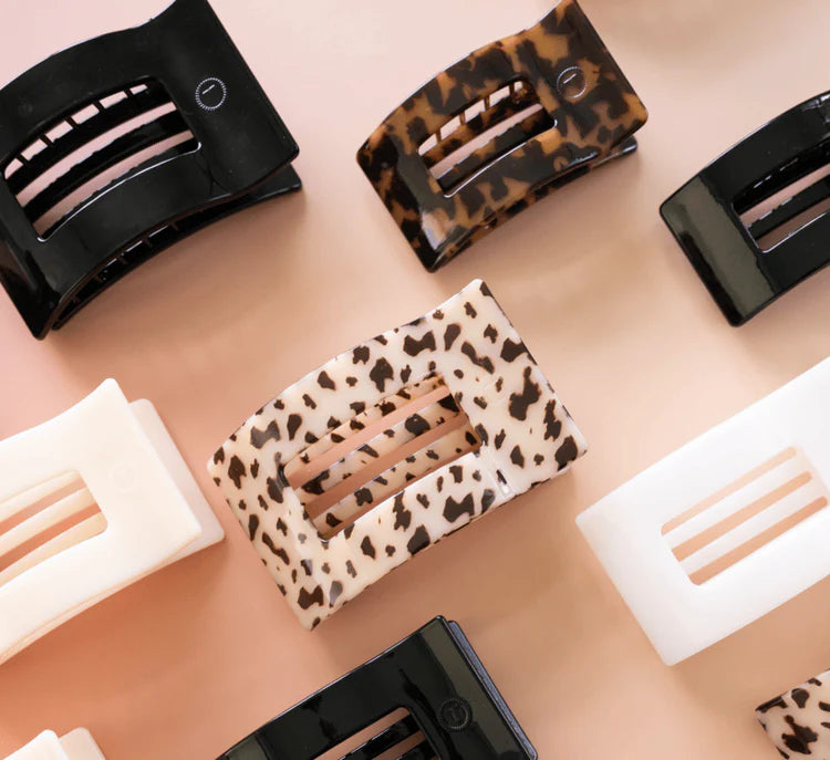 Teleties - Small Flat Rectangle Hair Clip