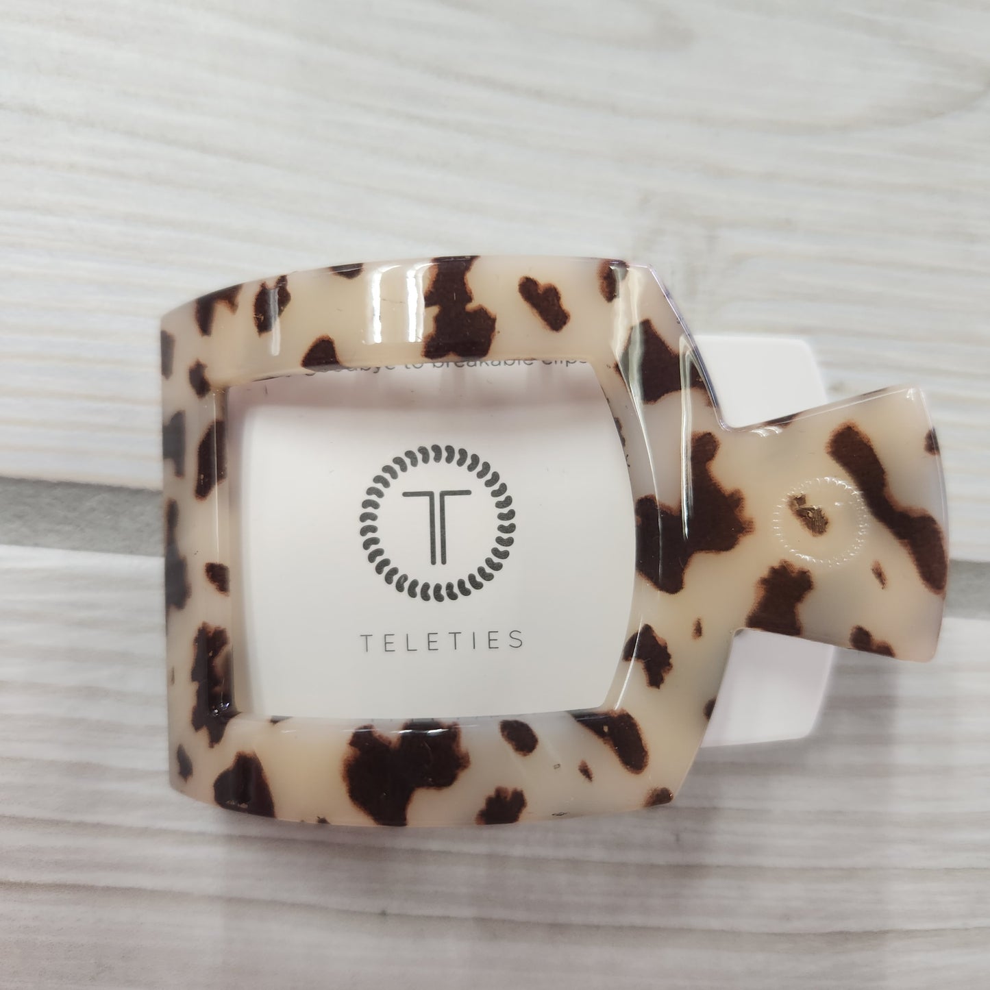 Teletie Small Flat Square Clip