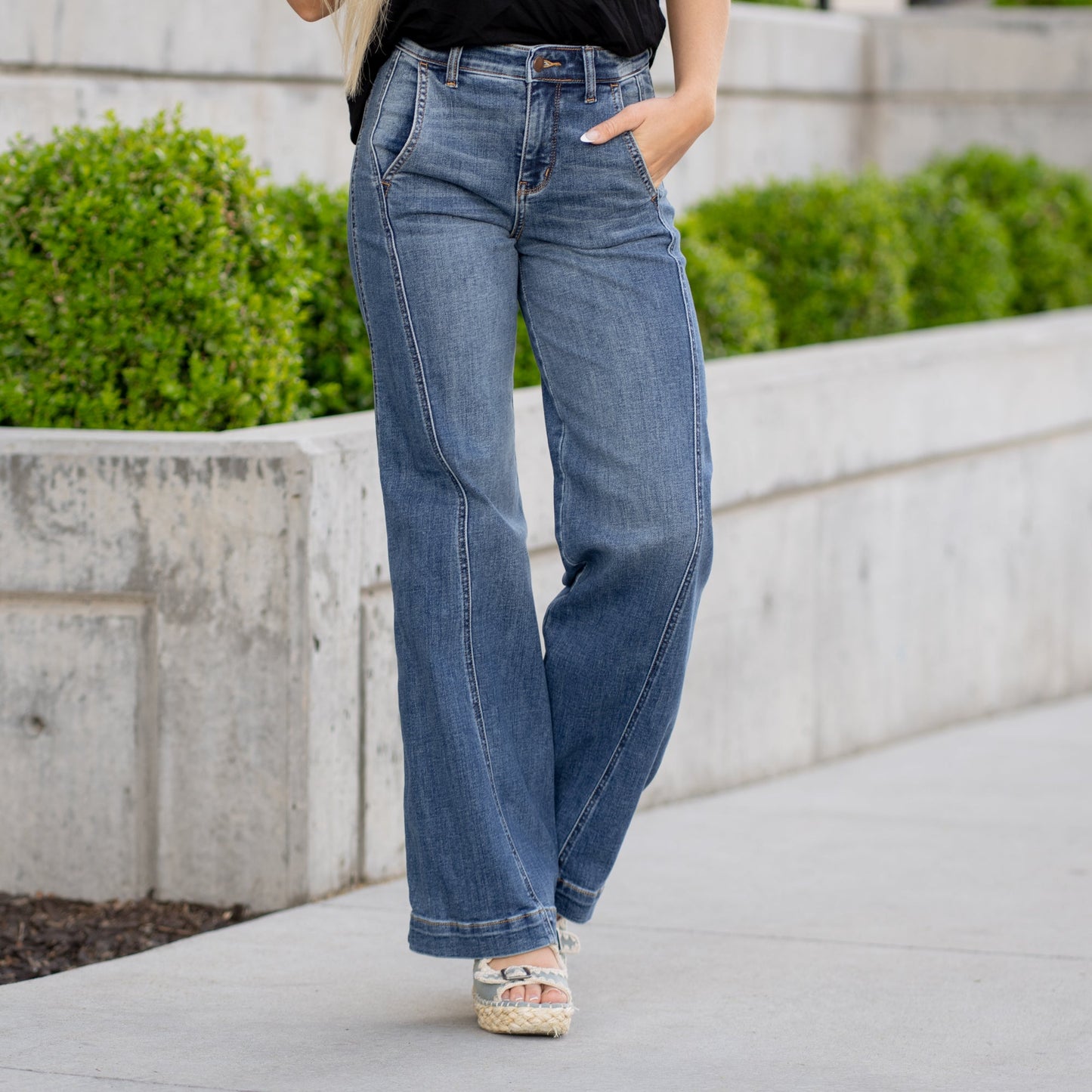 JB 82656 EG HW Trouser Wide Leg