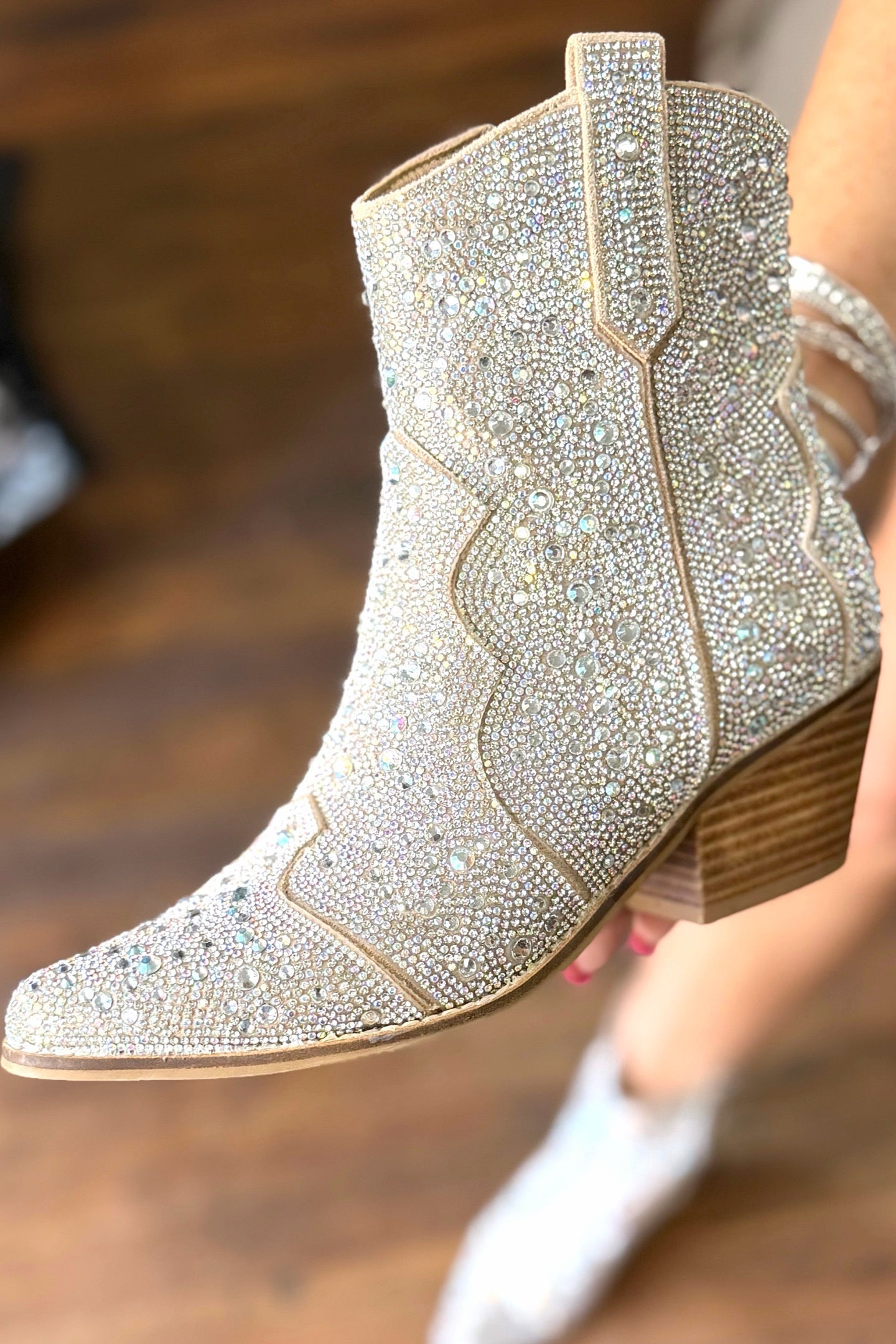 Corky's-Front Row-Clear Rhinestones