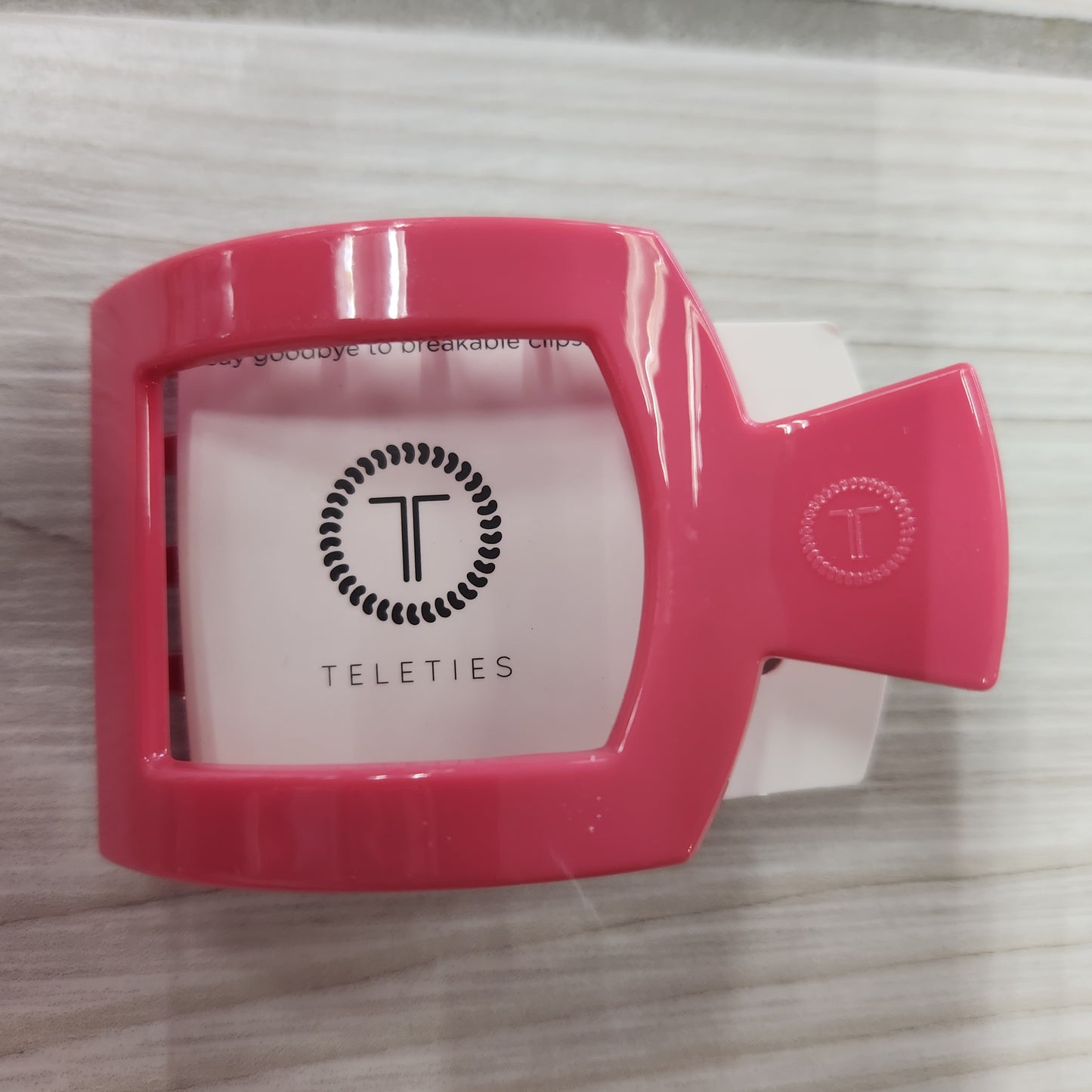 Teletie Small Flat Square Clip