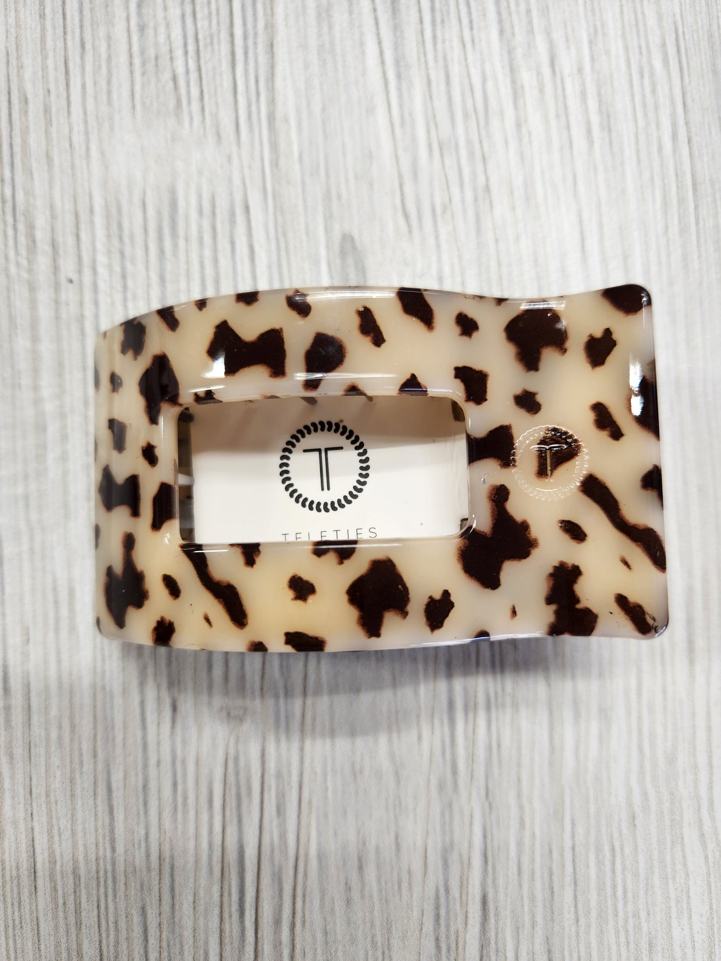 Teleties - Small Flat Rectangle Hair Clip