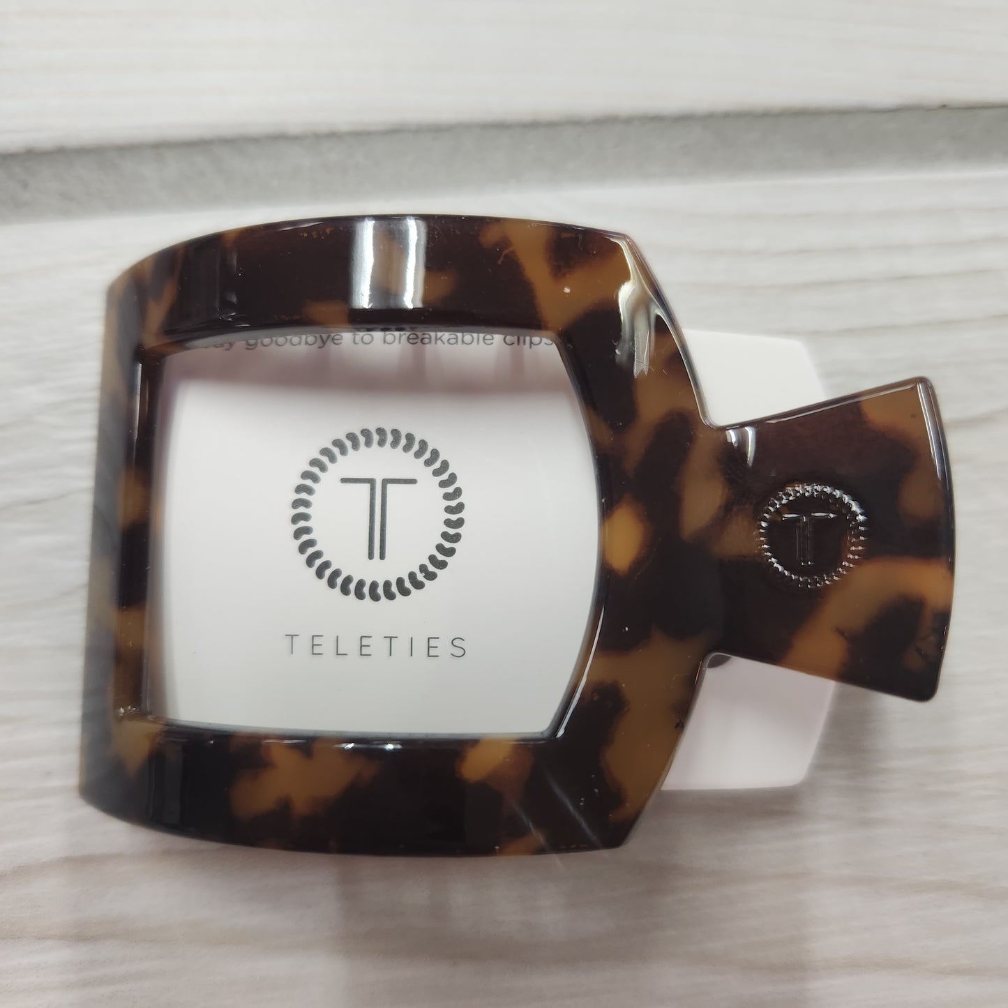 Teletie Small Flat Square Clip