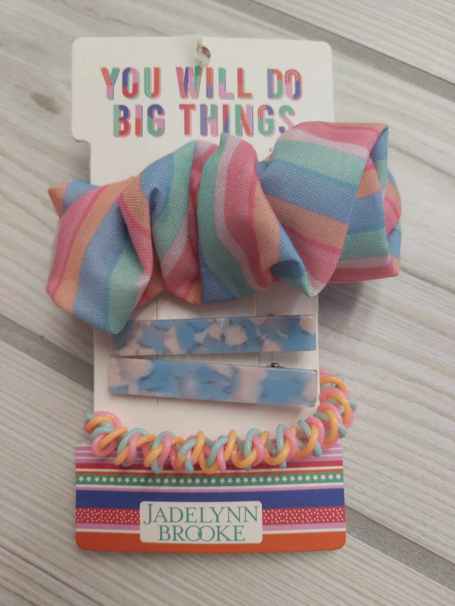JLB-SCRUNCHIE BARETTE SET