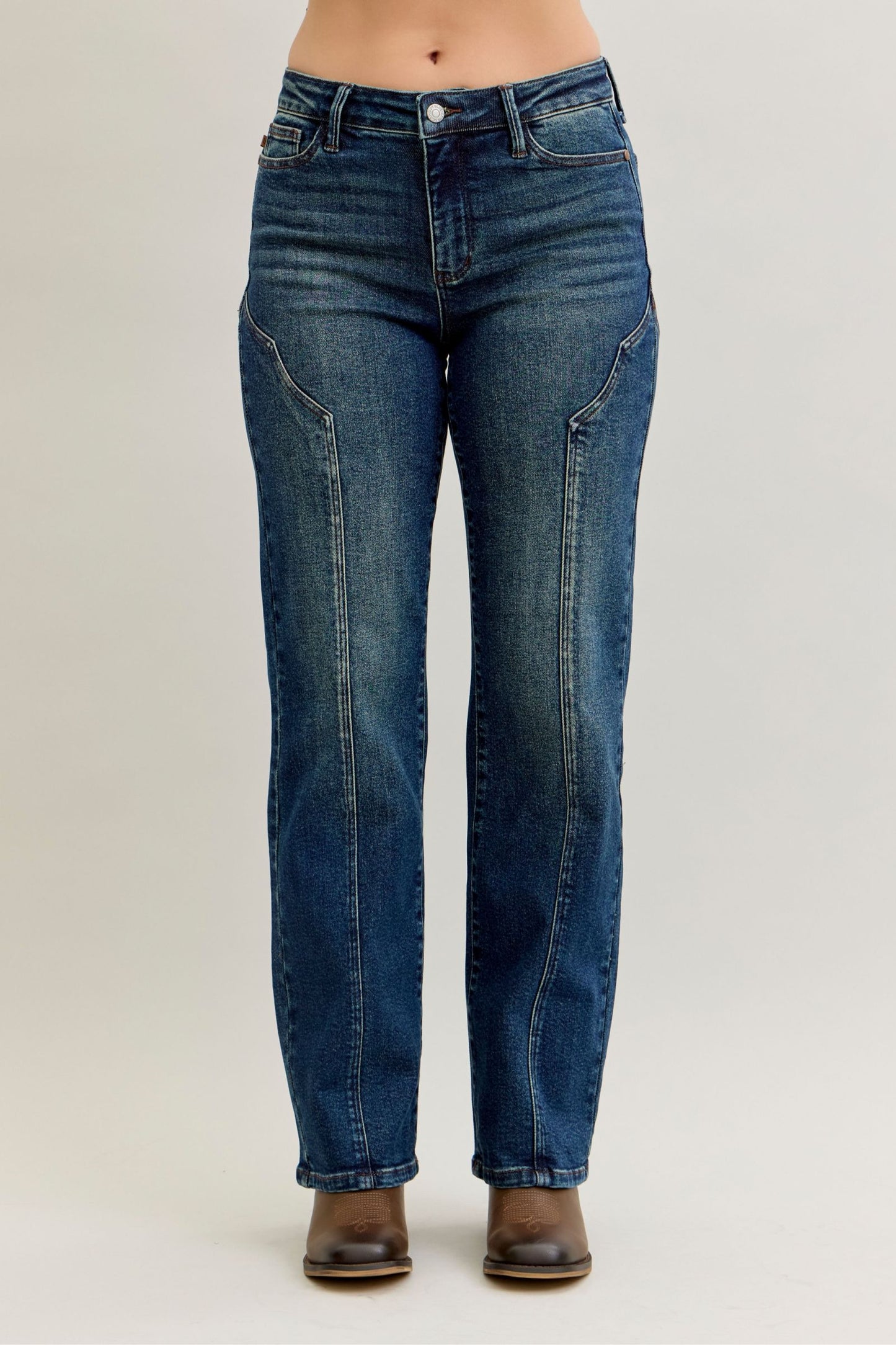 JB 881039 MR Straight Western Seam Detail DK
