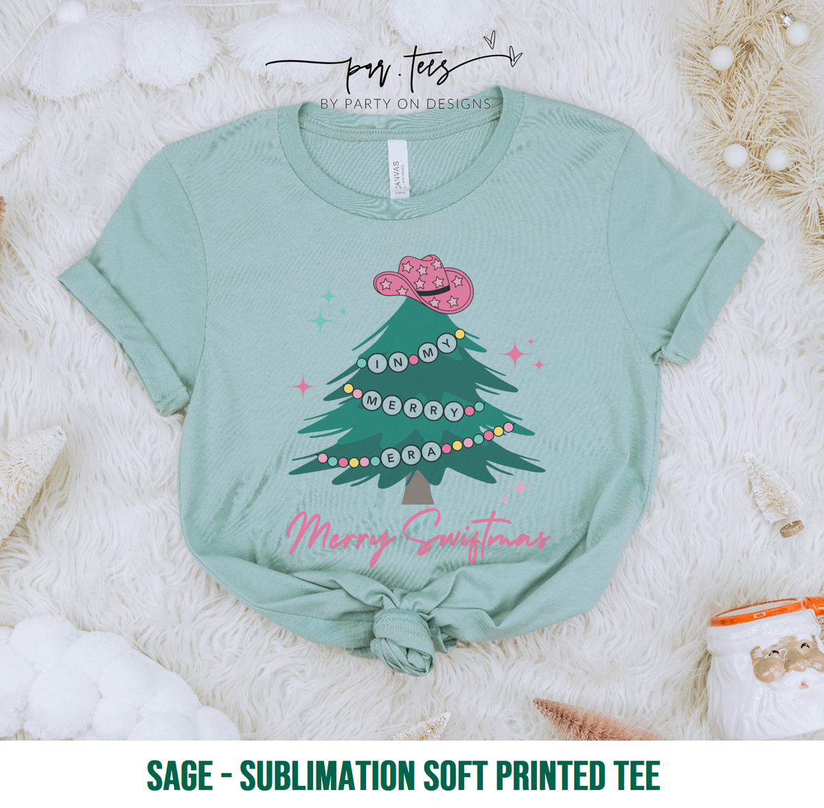 Merry Swiftmas Tree by Taylor Swift Christmas Graphic Tee