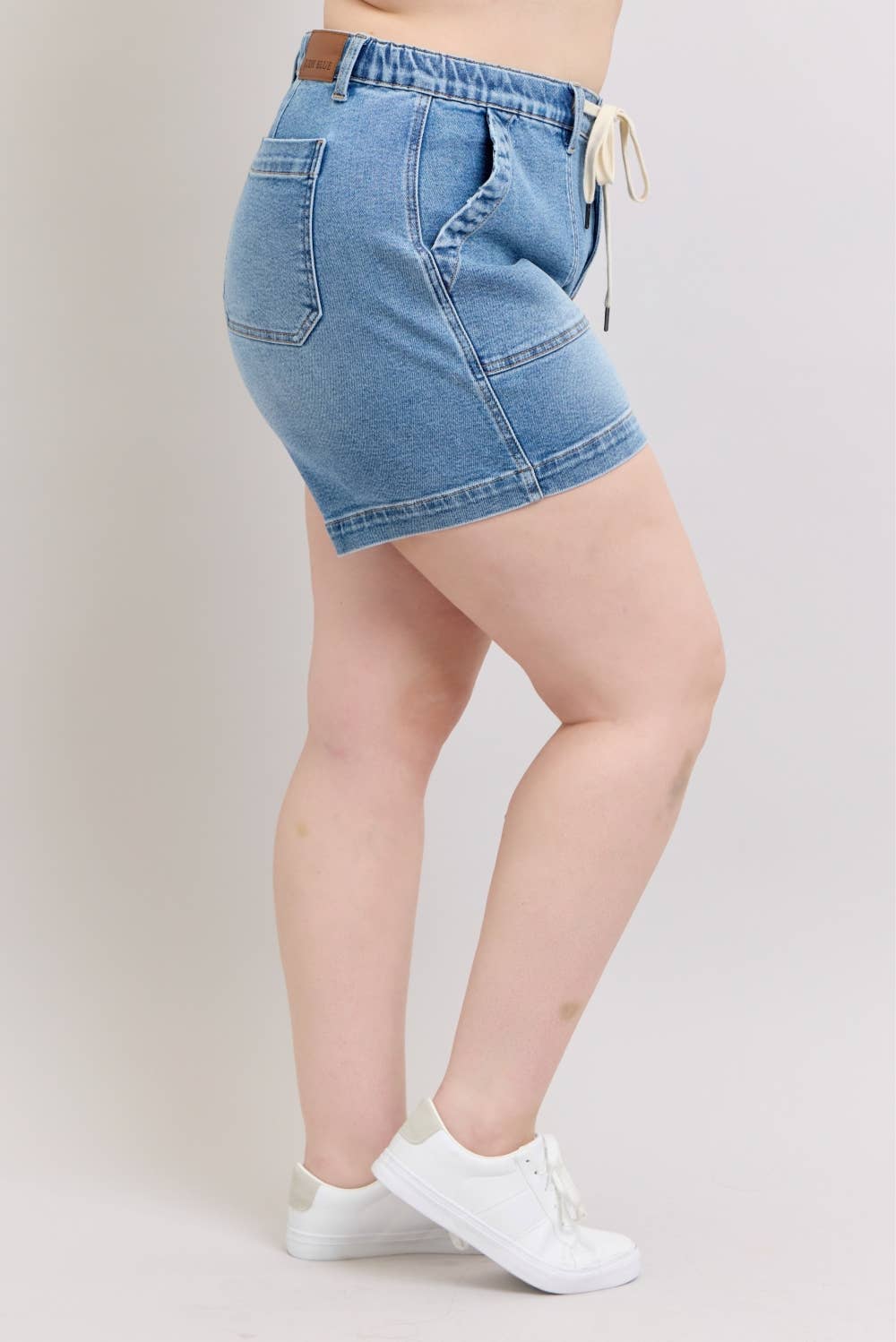 JB 150308 HW Vintage Wash Jogger Shorts - PLUS