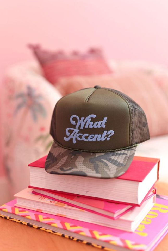 What Accent- Trucker Hat (Camo)
