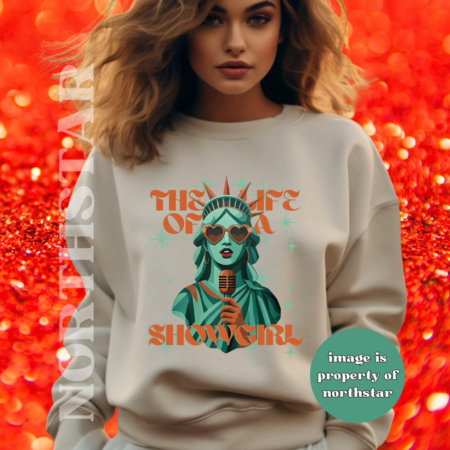 Showgirl Lady Liberty Swiftie Sweatshirt