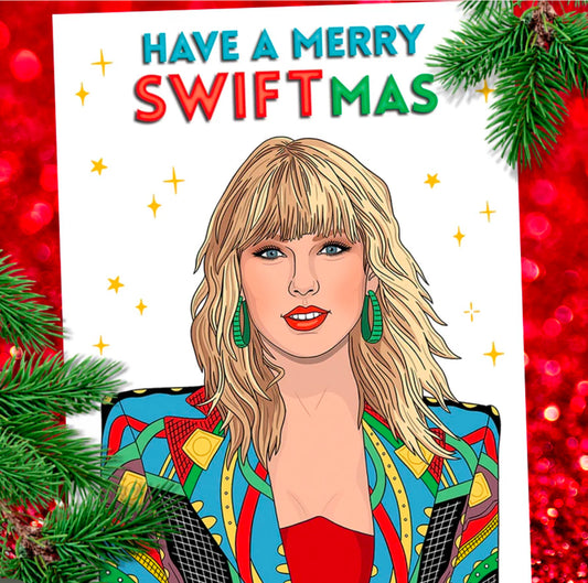 TAYLOR MERRY SWIFT-MAS CHRISTMAS CARD