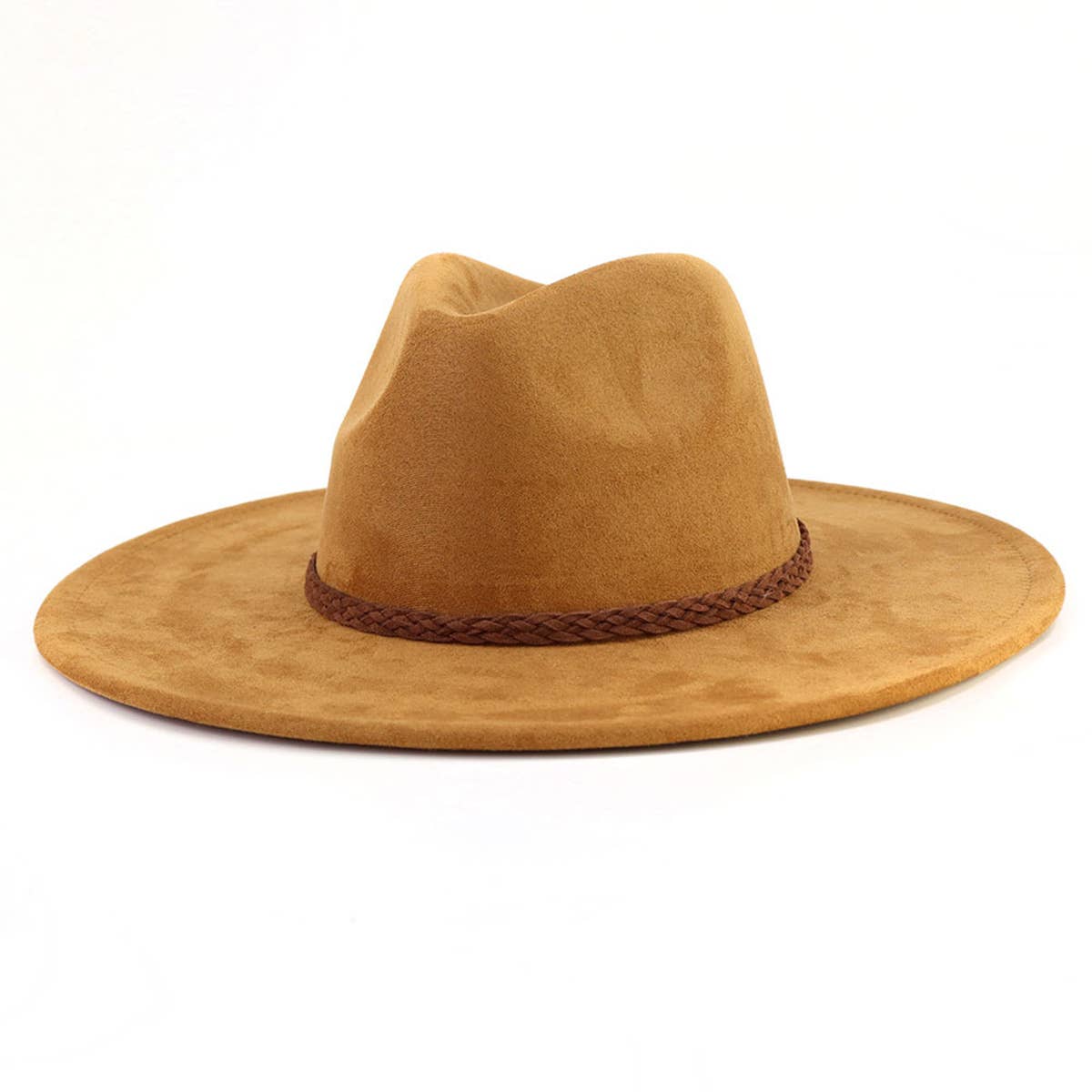 ACCITY-WOMEN AUTUMN AND WINTER WARM BELT PANAMA HAT_CWAH0681