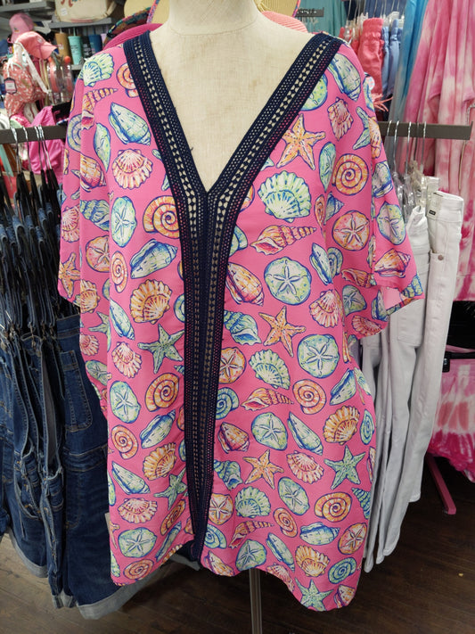 0121-SIMPLY BEACH COVER UP SHELL