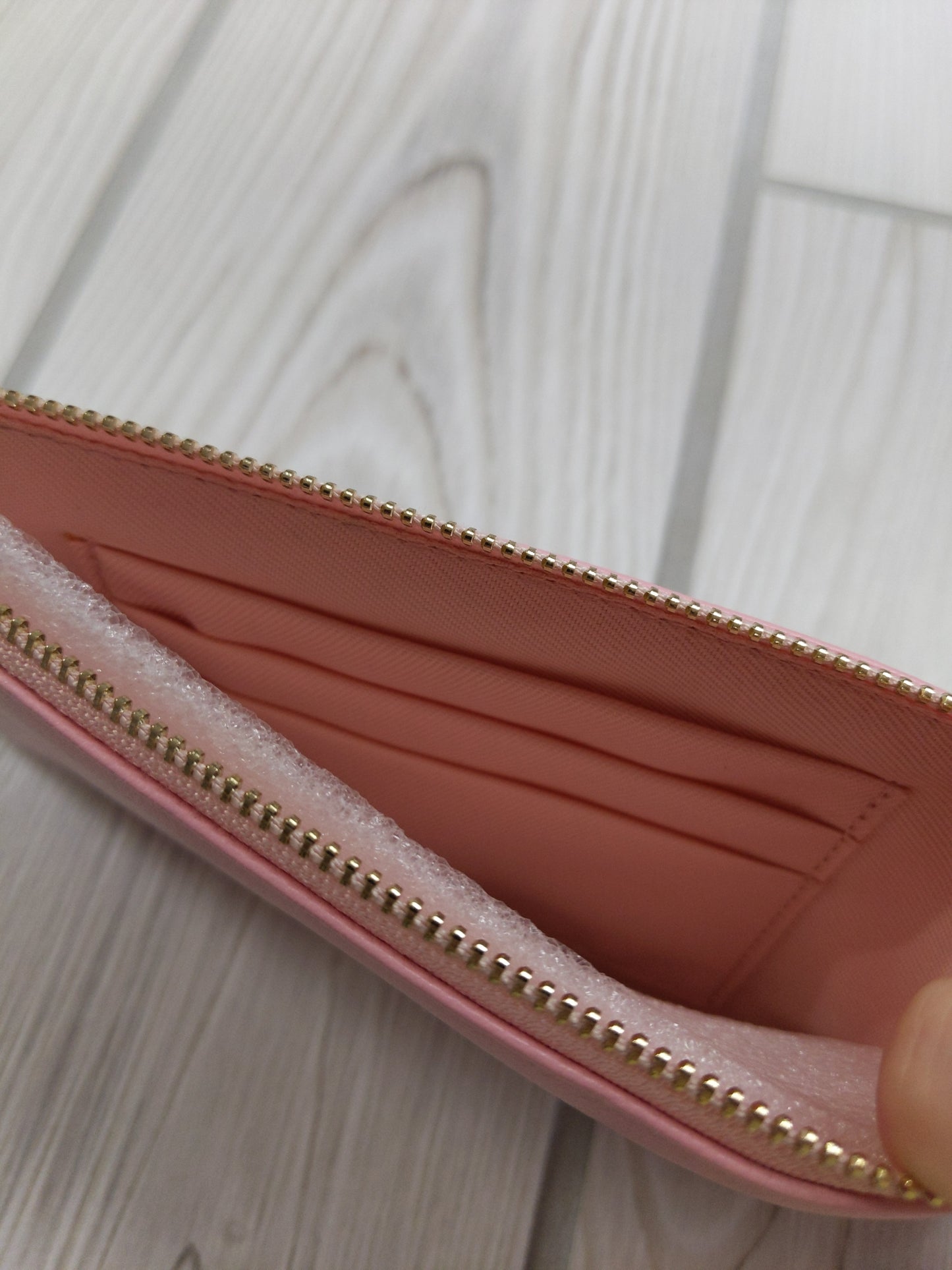 0122-ZIP CLUTCH-PINK