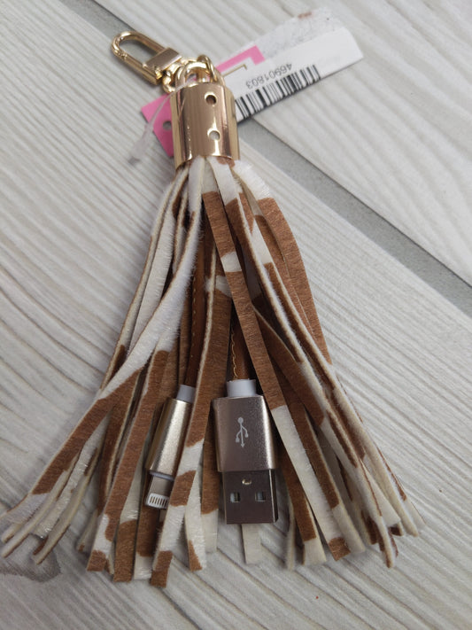 0322-TASSEL CHARGER-COW