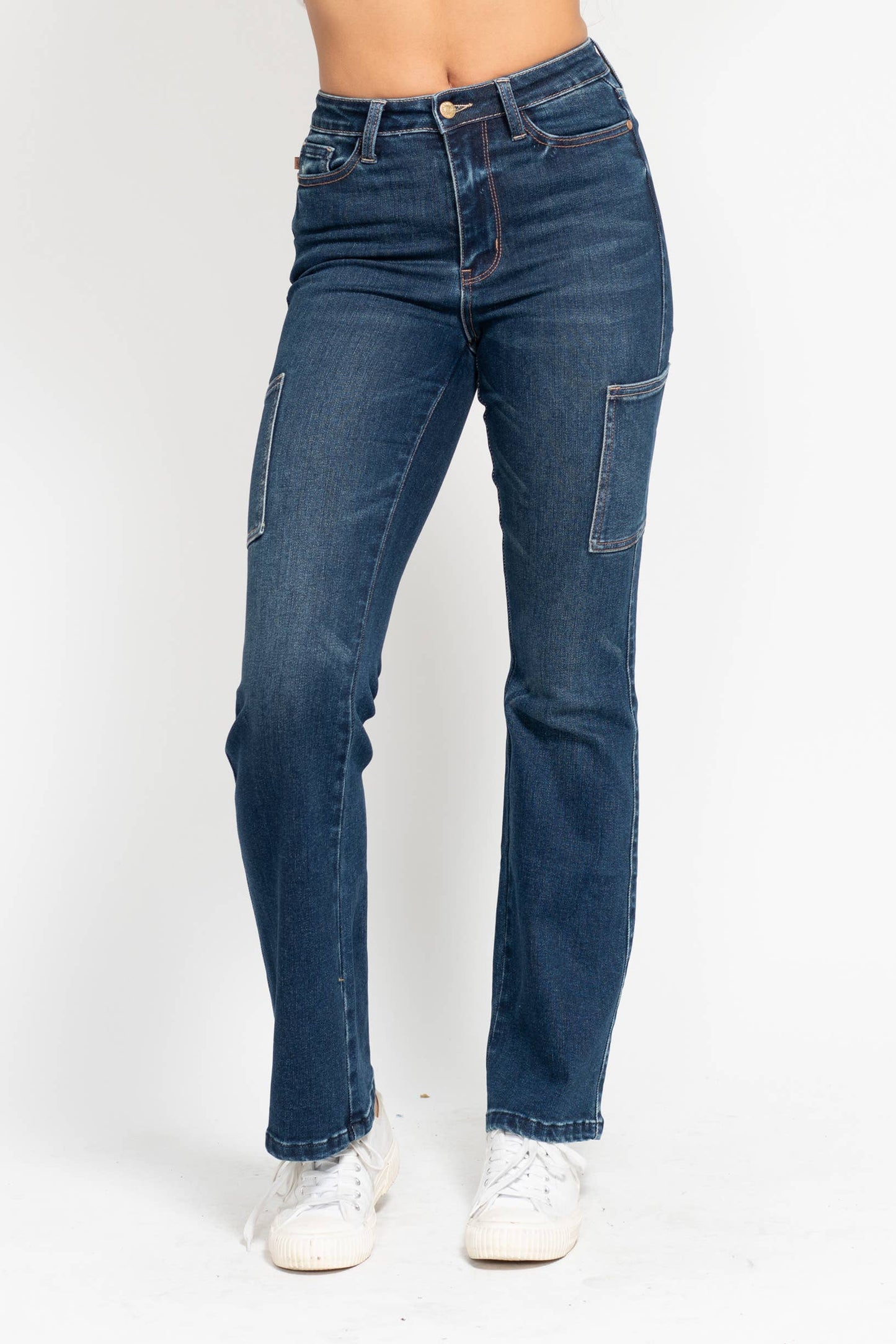 JB 88872 High Waisted Cargo Bootcut